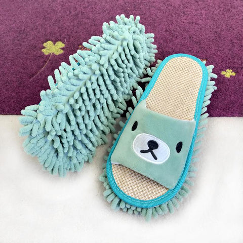 Washable Microfiber Dust Mop Slippers-HA01100-Veeddydropshipping