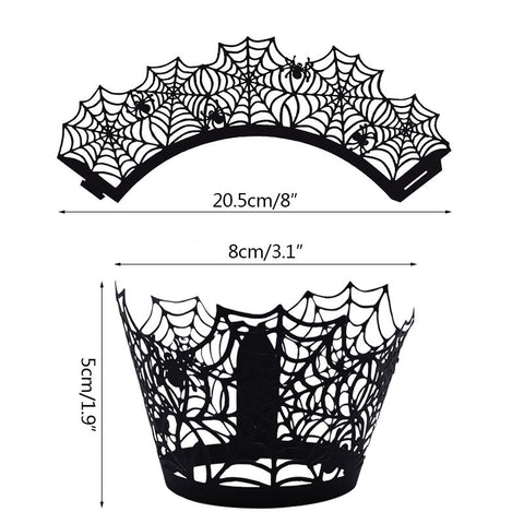 Cupcake Wrapper Baking Cup Hollow Out Paper-HA01877-Veeddydropshipping