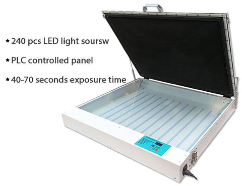24.8" x 32.6" 63×83cm 120W Vacuum LED UV Exposure Unit PLC Panel for Screen PrintingVeeddydropshipping