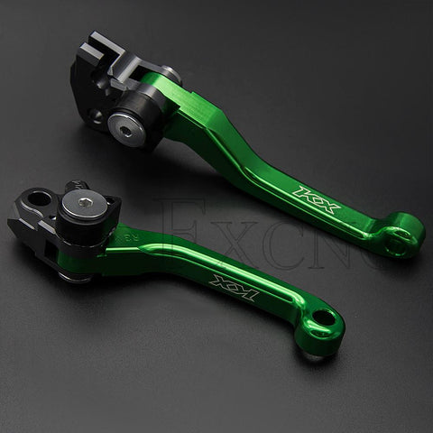 Foldable Pivot Dirt Pit Bike  Brake Clutch Levers  Handle  For Kawasaki-AM01170-Veeddydropshipping
