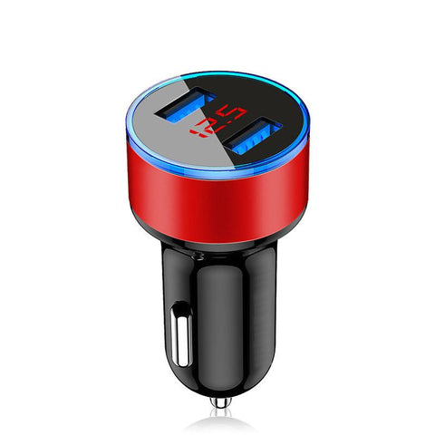 3.1A Dual USB Port LCD Display Car Auto Mobile Phone-PA01181-Veeddydropshipping