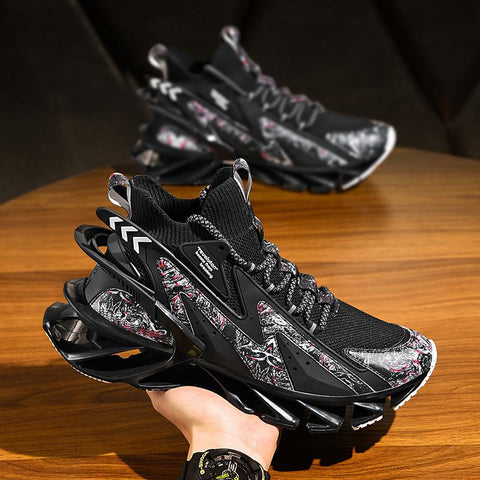 Mens Shoes Tenis Luxury Shoes Trainer Race Breathable Shoes-BS01404-Veeddydropshipping