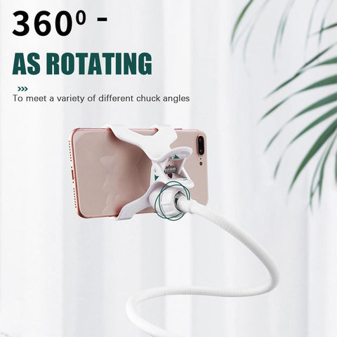 360 Clip Mobile Phone Holder Stand Portable Flexible Lazy Bed Desktop Bracket Smartphones-PA00632-Veeddydropshipping