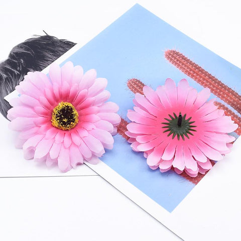Silk Gerbera Wedding Decorative Flowers Wall-HA00708-Veeddydropshipping
