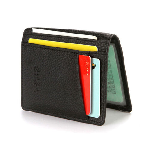 Leather Contactless Block Slim ID Credit-MF00783-Veeddydropshipping
