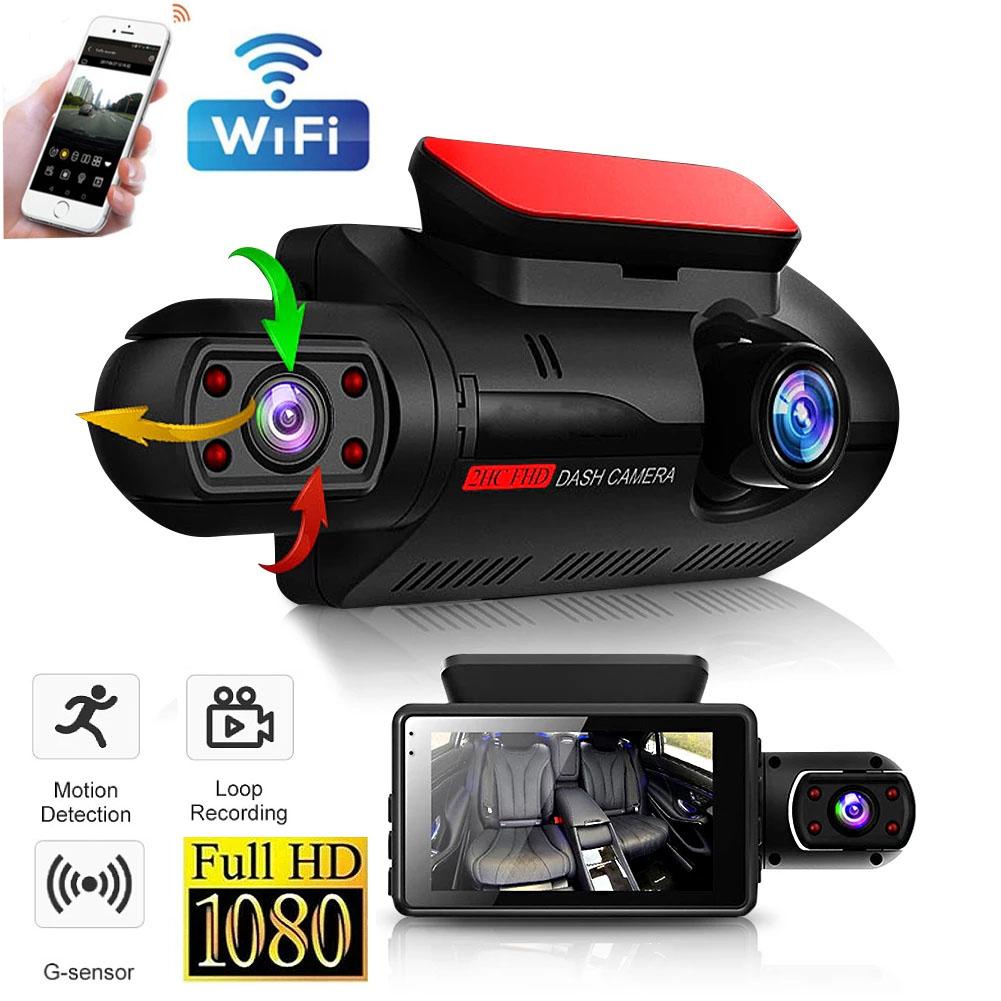 Dual Lens Dash Cam for Cars Black Box HD 1080P Car Video-AM00570-Veeddydropshipping