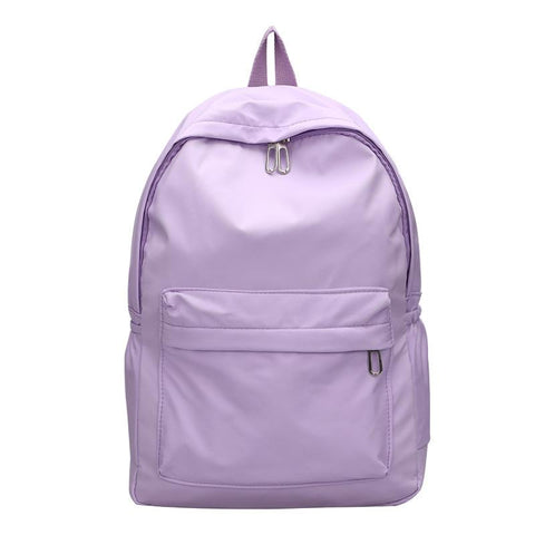 Waterproof  Nylon Backpacks Female Schoolbag Travel Bag For-BS00045-Veeddydropshipping