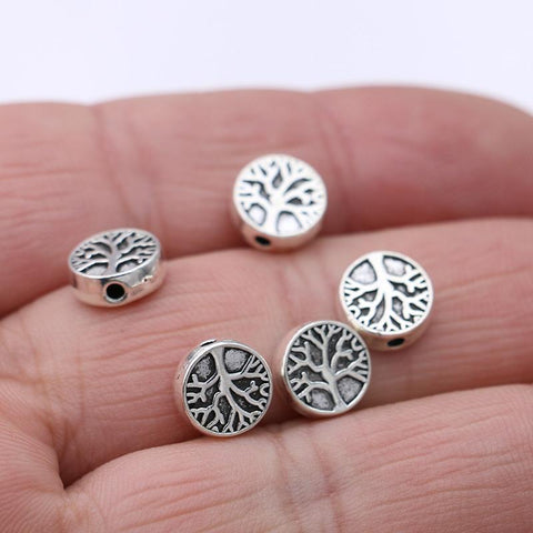 Tree of Life Loose Spacer Beads for Jewelry Making Bracelet DIY -JW01507-Veeddydropshipping