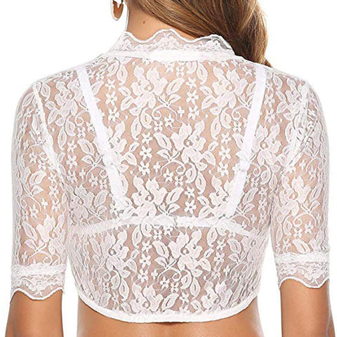 Women Dirndl Blouse Lace Sexy-WF00967-Veeddydropshipping
