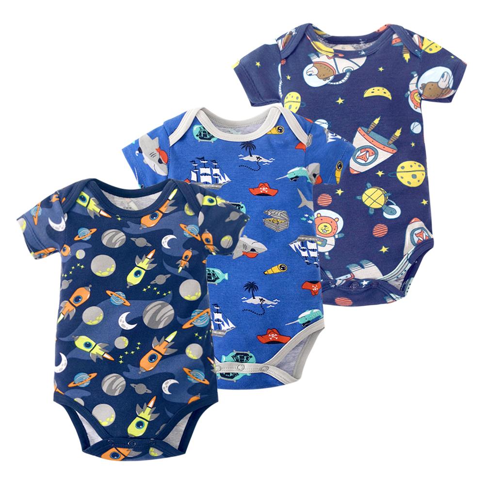 Summer Newborn Infant Baby Clothes Cute Toddler Jumpsuits Boys-Veeddydropshipping-1