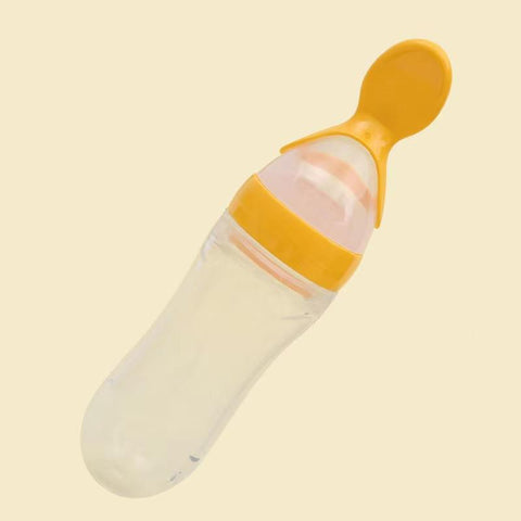 Squeezing Silicone Feeding Training Spoon Eat Fruit Infant Cereal Food-TB00729-Veeddydropshipping