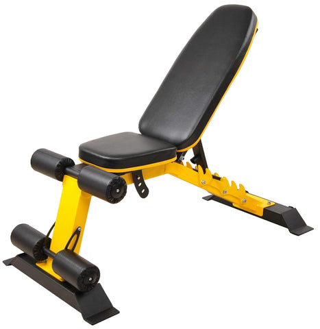 Foldable Utility Weight Bench, Flat, 600-Pound Capacity-OS01477-Veeddydropshipping