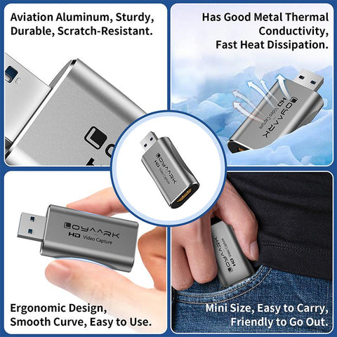 Video Capture Card HDMI 1080p 60fps Game Capture Device Cam Link-CO00091-Veeddydropshipping