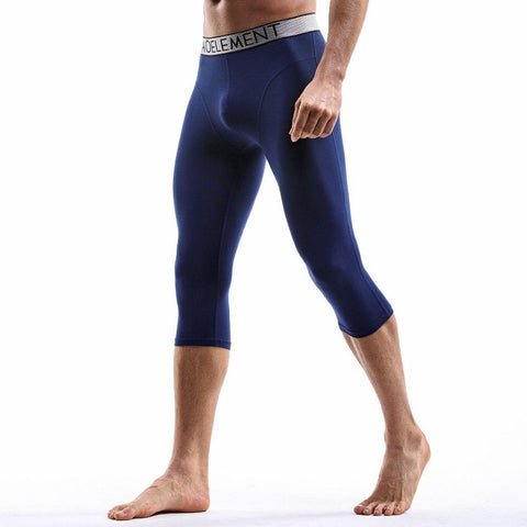 Modal Quality Sexy Pouch Panties Men&#39;s Boxer Running Long Leg Underpants for Men-MF01726-Veeddydropshipping