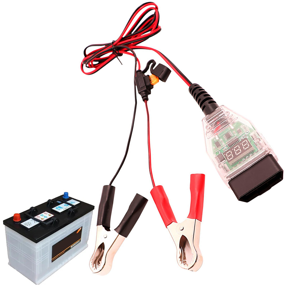OBD Automotive Battery Replacement Tool Memory Saver Connector-AM00275-Veeddydropshipping