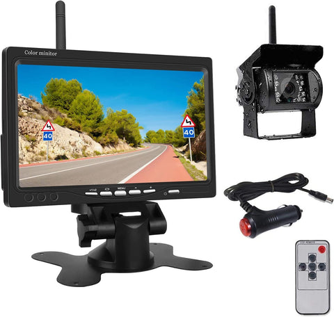 7Inch Monitor Wireless Rear View Backup Camera Night Vision System for Car RV-AM00688-Veeddydropshipping