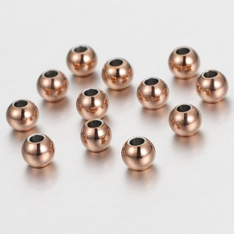 Stainless Steel Spacer Beads Charm Loose Bead DIY Bracelets Necklace-JW01561-Veeddydropshipping