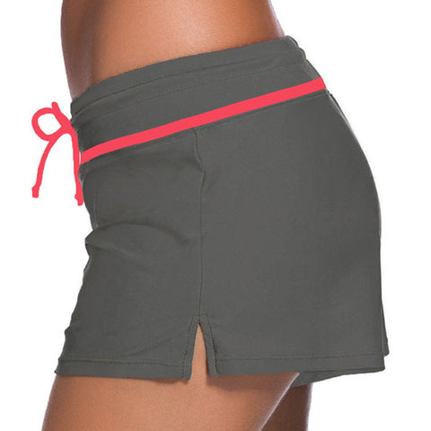 Swim Trunks Swimwear Women Tankini High Waist Bikini Swimming Bottom Swim -OS00234-Veeddydropshipping