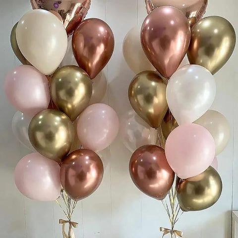 Retro Chrome Latex Balloons Set Baby Shower-HA00762-Veeddydropshipping