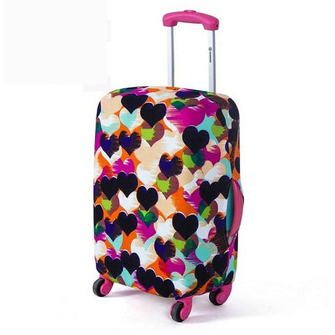 Geometry Love Heart Shaped Luggage Case Dust Cover-BS00738-Veeddydropshipping
