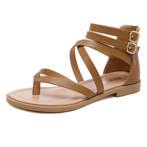 Sandals PU Sole Women Summer Shoes Peep Toe Sandals-BS00872-Veeddydropshipping