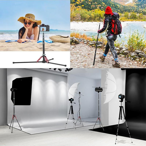 MT-49 1.9M Carbon Fiber Lighting Stand Portable Tripod Photography Light Stand-CE00287-Veeddydropshipping