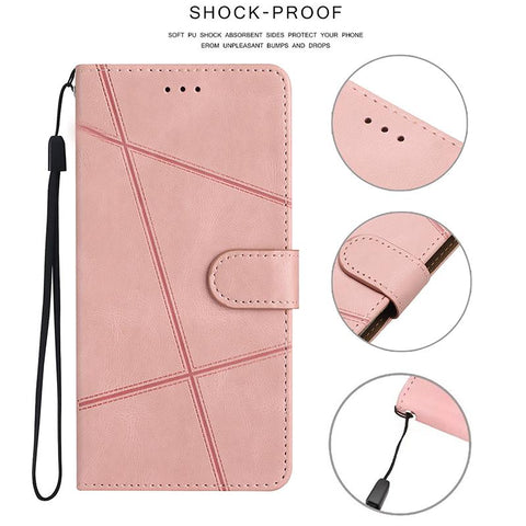 Retro Wallet Case For Samsung Galaxy S23 S22 A04S A13 A14 A22 A23 A32 A33-PA00211-Veeddydropshipping
