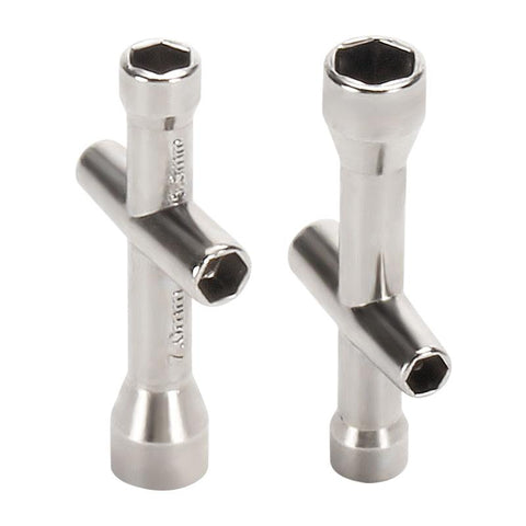 2PCS L-Shaped 6mm 7mm Wrench Tool For Fixed MK8 E3d Brass Nozzle 5 IN 1-Veeddydropshipping