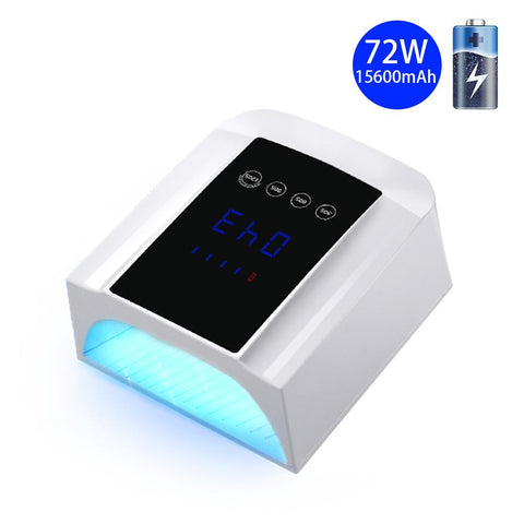 Led Nail Lamp UV 72W Rechargeable Professional Gel Nail Dryer -BH01078-Veeddydropshipping