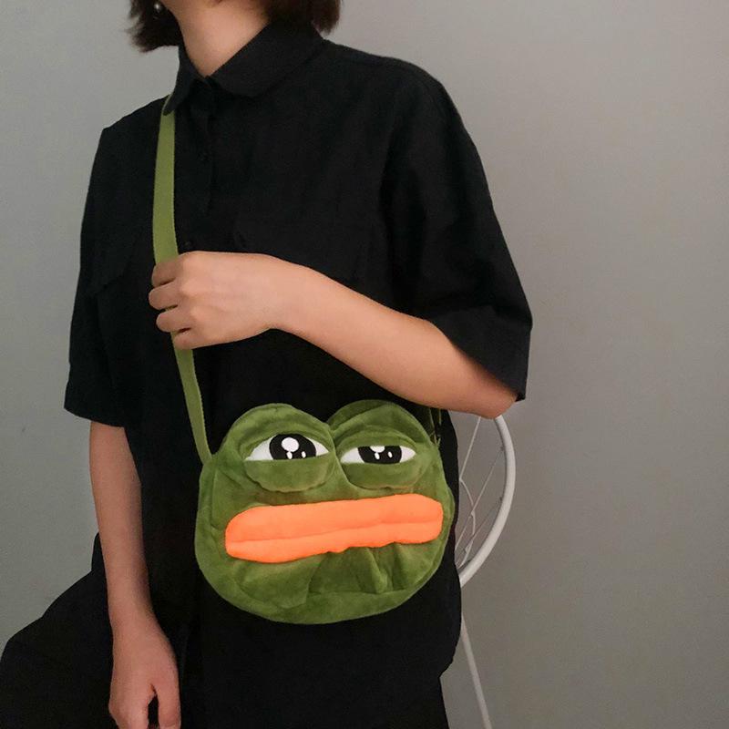 bag female new personality fashion plush messenger-BS00166-Veeddydropshipping