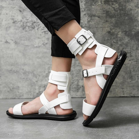Leather Casual Shoes Breathable Beach Sandals Outdoor-BS01489-Veeddydropshipping