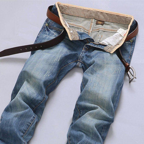 Jeans Classic Spring Autumn Male Skinny Straight Stretch-MF00502-Veeddydropshipping