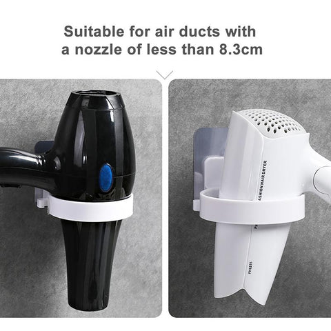 Wall-mounted Hair Dryer Holder For Bathroom Shelf Storage-HA00894-Veeddydropshipping