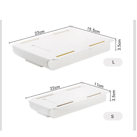 Under Desk Stand Self-adhesive Under-drawer Storage-HA00814-Veeddydropshipping