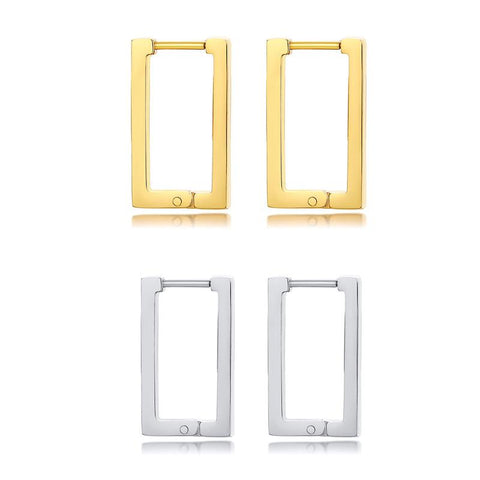 Square Hoop Earring for Women Girls Ear Rectangle-JW01423-Veeddydropshipping