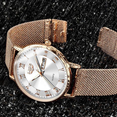 Luxury Quartz Watch Fashion Ladies Clock Steel Waterproof-JW00905-Veeddydropshipping