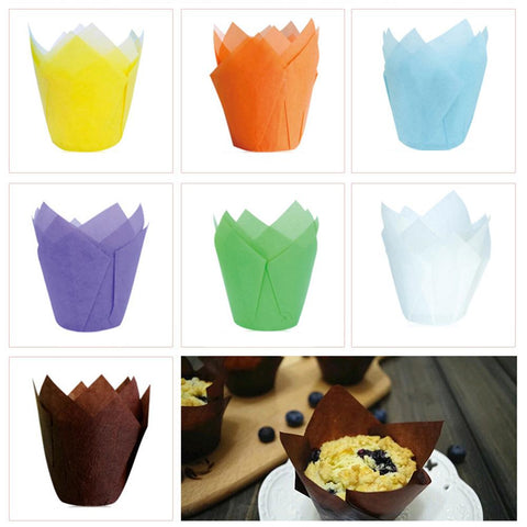 Cupcake Paper Liner Baking Oilproof Cup Tray-HA01177-Veeddydropshipping