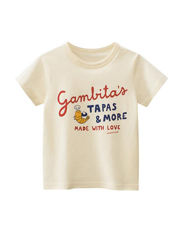 LJMOFA 2-8T Toddler Kid Baby Girls Clothes Summer Cotton T Shirt Short-TB00969-Veeddydropshipping