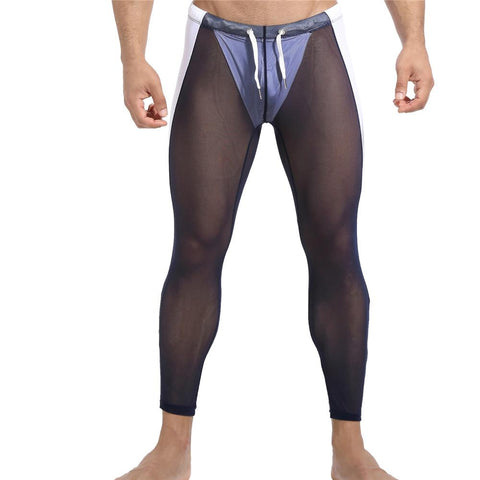 Transparent Man Underwear Breathable Men&#39;s Lingerie Leggings Sleep-MF01549-Veeddydropshipping