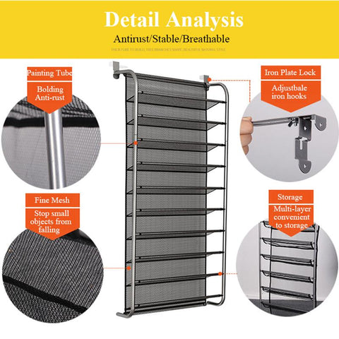 Multiple Layer Wall-mounted Shoe Cabinet Minimalist-HA01579-Veeddydropshipping