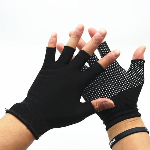 New 1pair MTB Bike Bicycle Gloves Nylon Cycling Gloves Breathable Anti-slip Outdoor -OS01074-Veeddydropshipping