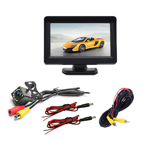 Reverse Camera Dash Monitor Safe Parking Reversing TFT LCD Color-AM00691-Veeddydropshipping