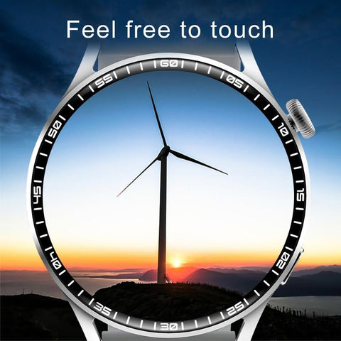 Round Screen Smartwatch NFC Bluetooth Call Sports Bracelet Heart Rate -CE00672-Veeddydropshipping