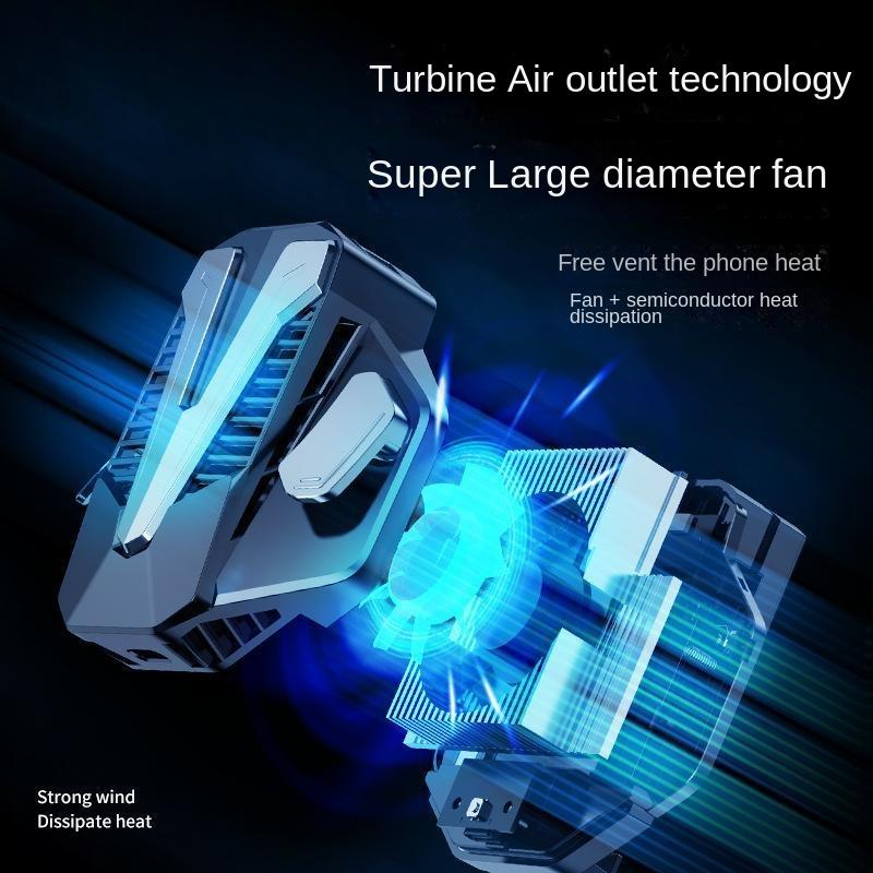 Cooling Fan Phone Mobile Phone Radiator PUBG button Turbo Hurricane Game Cooler Cell-PA00678-Veeddydropshipping