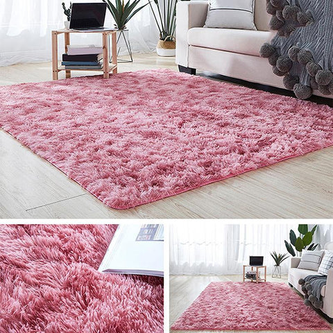 Soft Fluffy Bedroom Bedside Carpet-HA00460-Veeddydropshipping
