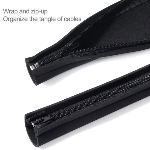 Cable Management Sleeve Cable Wrapper Storage Strip Zipper Network Cable Data -CE00164-Veeddydropshipping