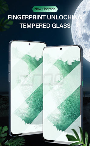 2PCS Tempered Glass For Samsung Galaxy S21 S22 S23 Plus Screen Protectors Fingerprint-PA00557-Veeddydropshipping