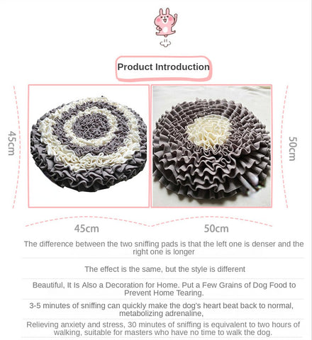 Dogs Snuffle Mat Dog Puzzle Nose Smell Training-HA01514-Veeddydropshipping