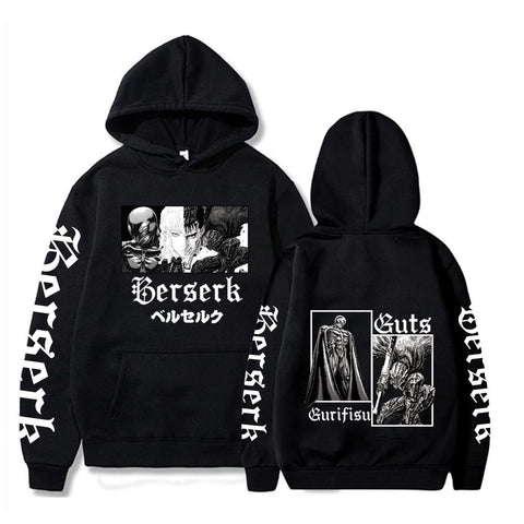 Japanese Anime Graphic Harajuku Gothic Hoody Men-MF00318-Veeddydropshipping