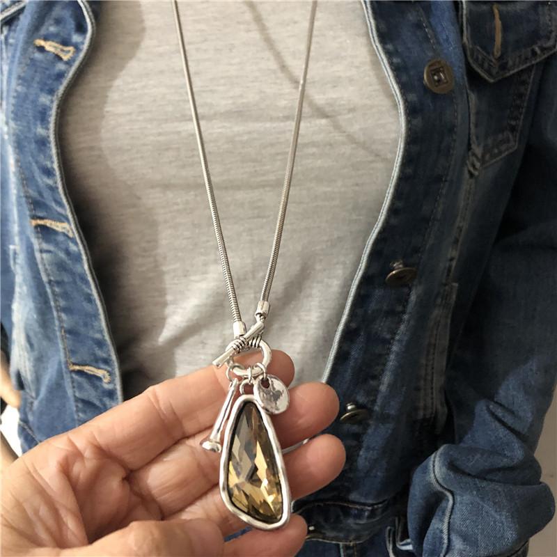 Fashion Winter Sweater Chain Women Female Long Necklace-JW01226-Veeddydropshipping
